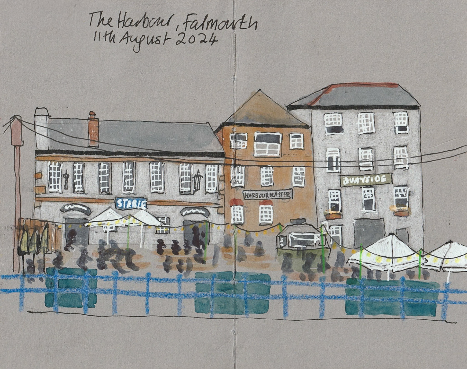 Falmouth Harbour, August 2024.