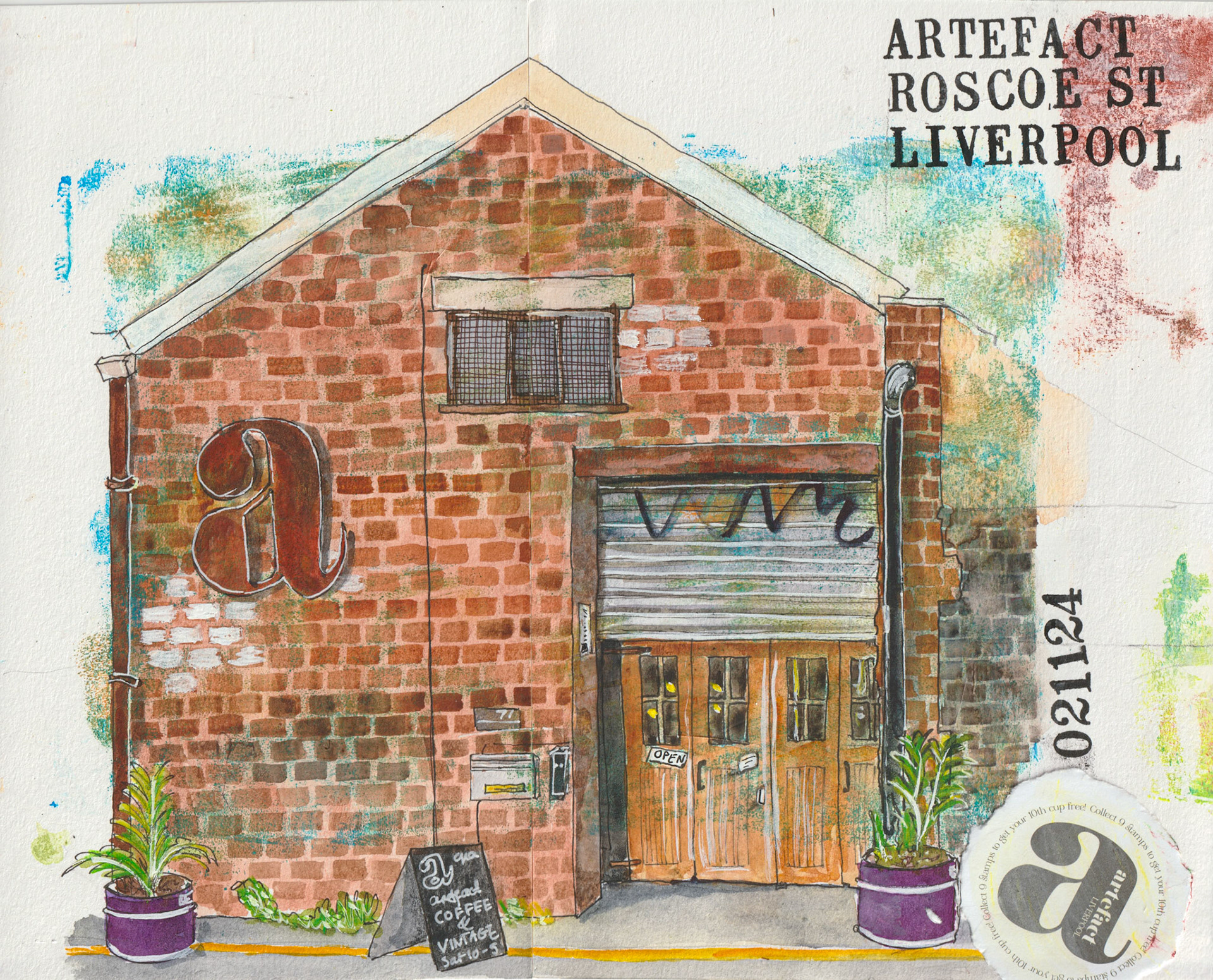 Artefact Cafe, Liverpool.  November 2024.