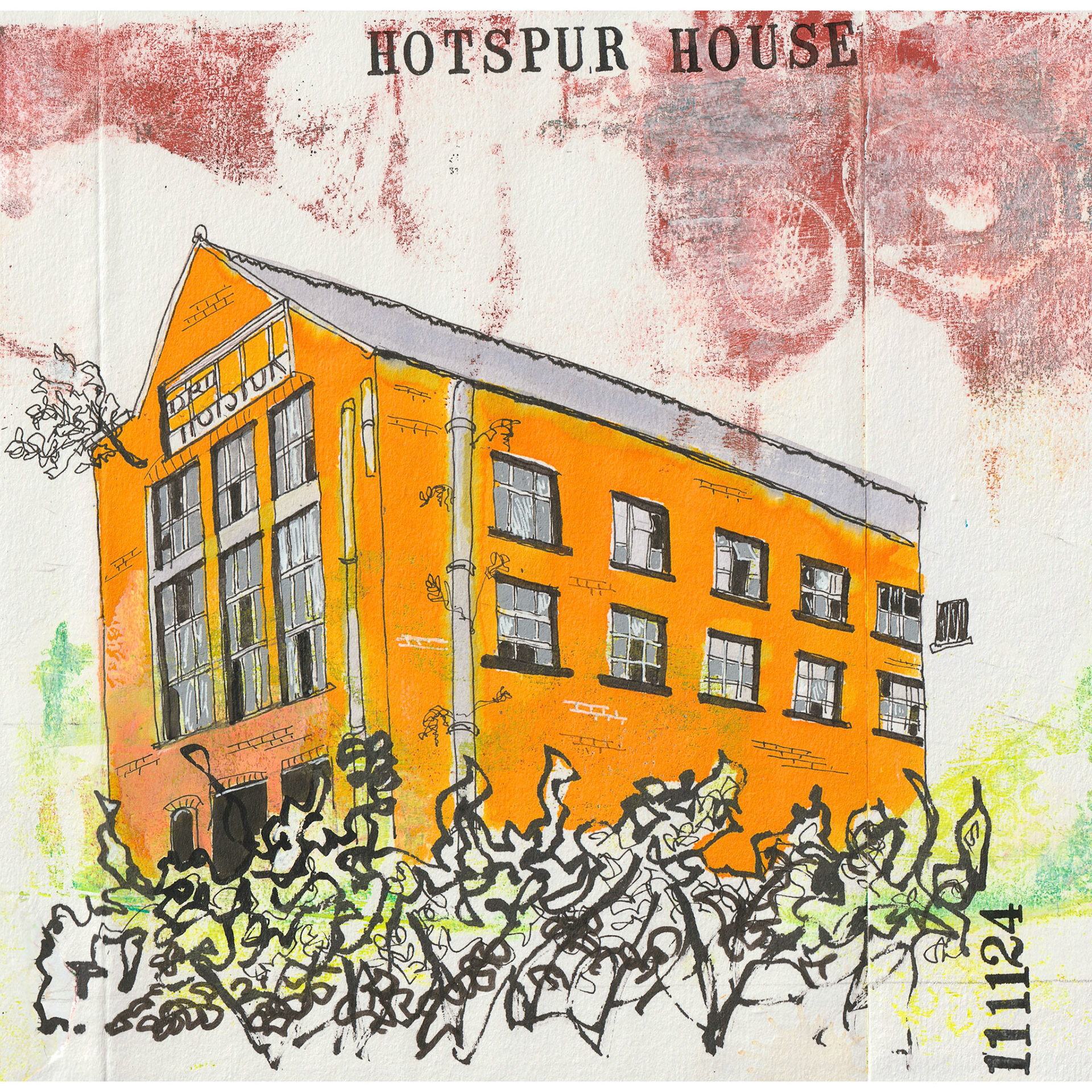 Hotspur House Manchester. November 2024 - Burned down 2025.
