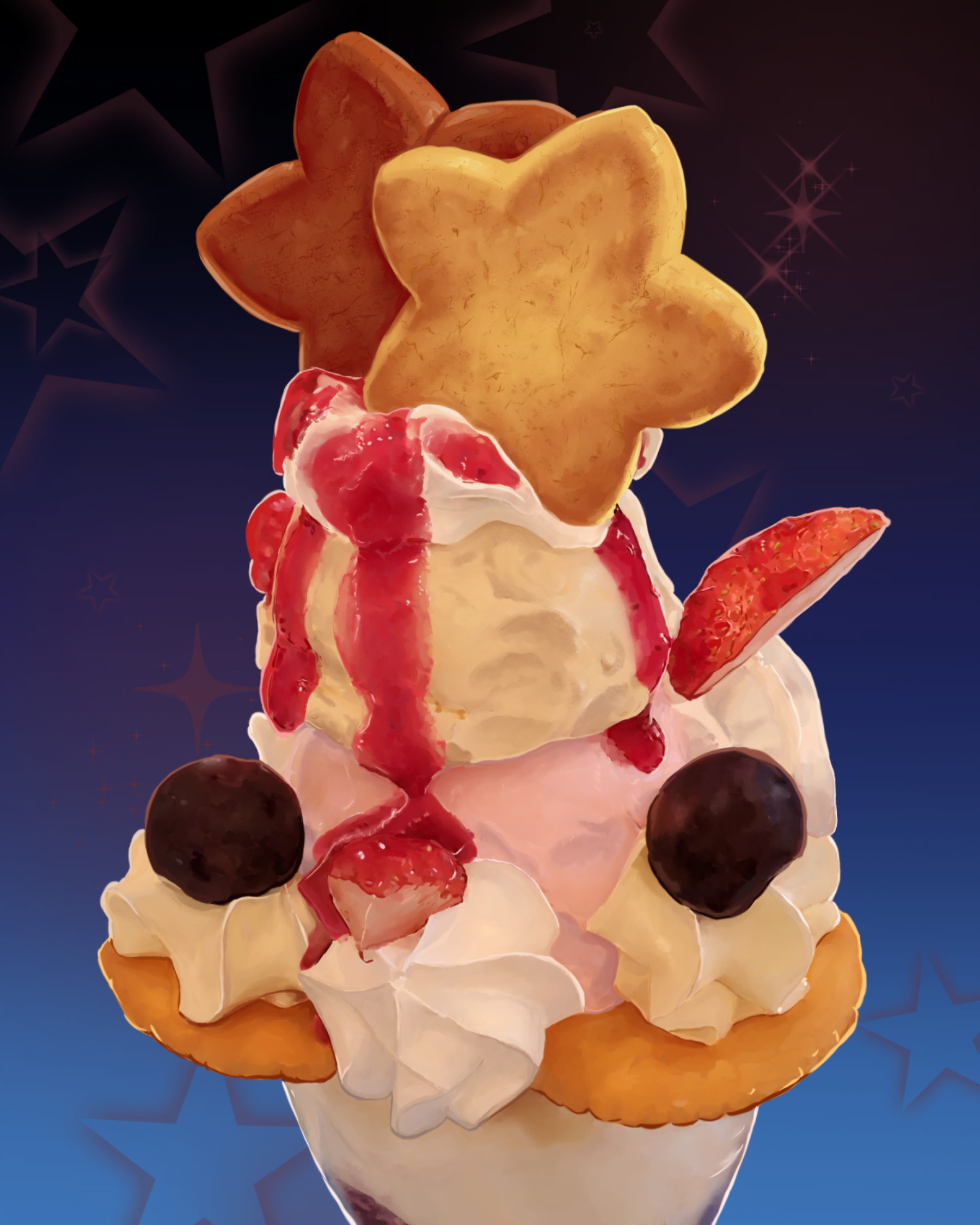 Pisces Parfait from cafe ミルキーウェイ