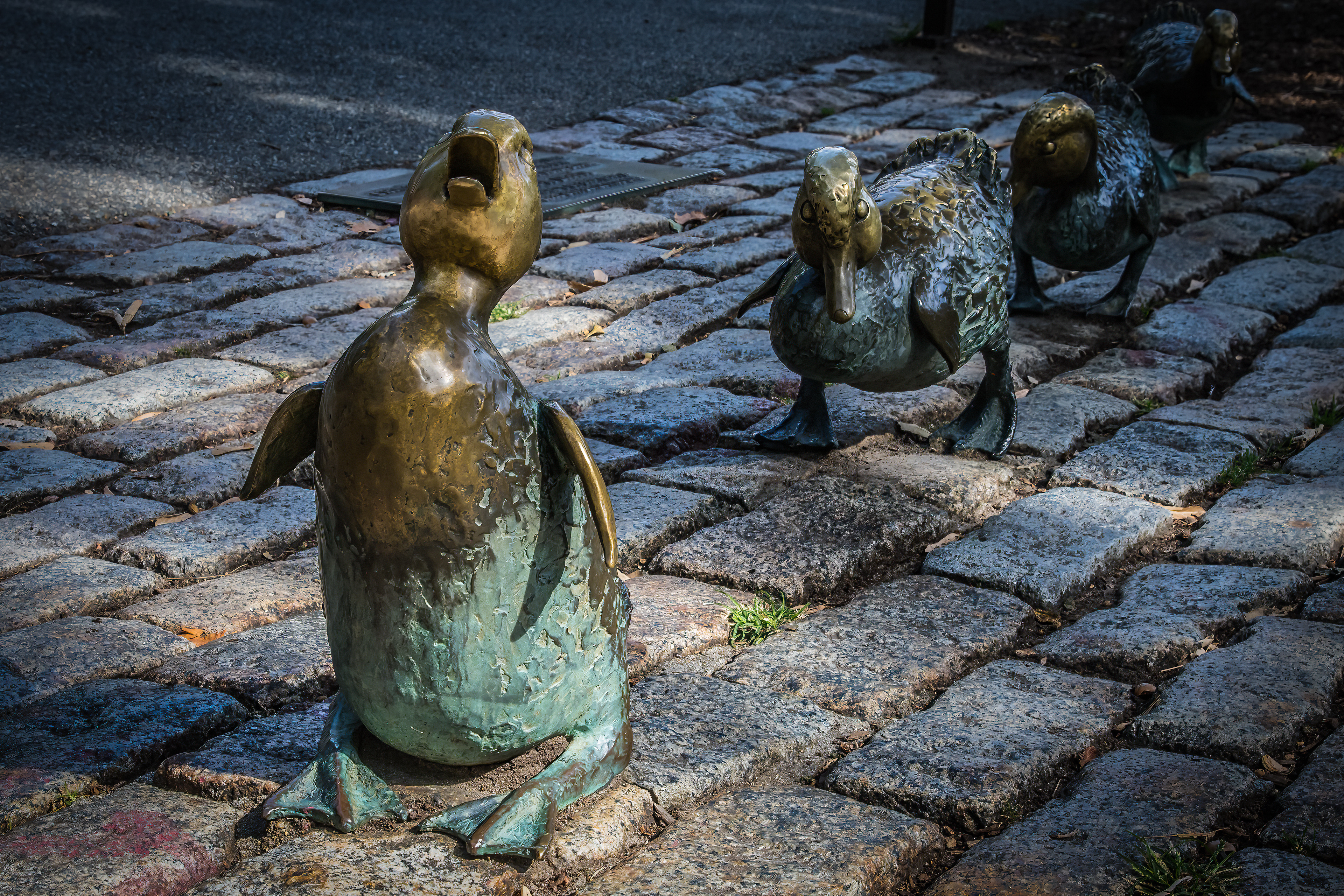 MAKE WAY FOR DUCKLINGS [BOSTON PUBLIC GARDEN]
