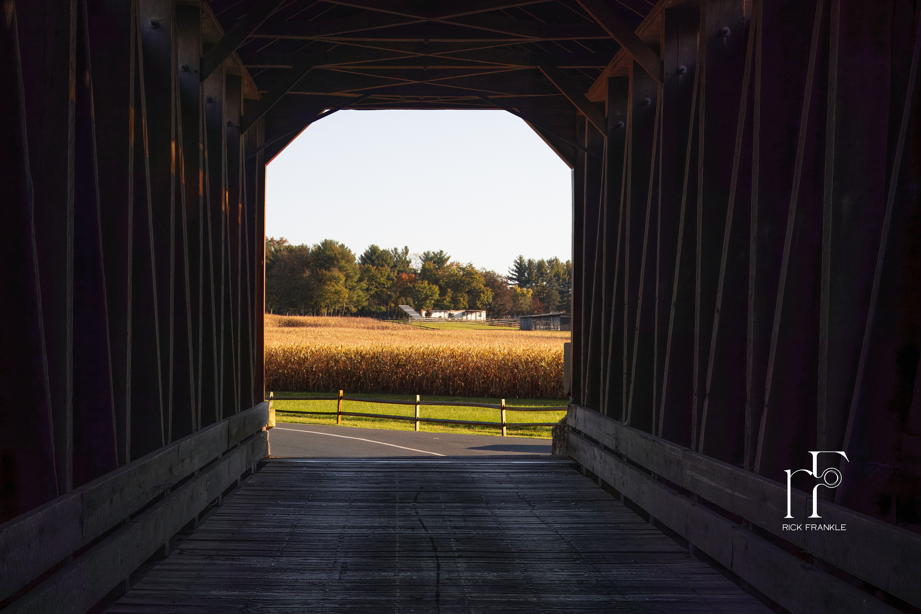 LOY'S STATION COVERED BRIDGE [ROCKY RIDGE, MARYLAND]