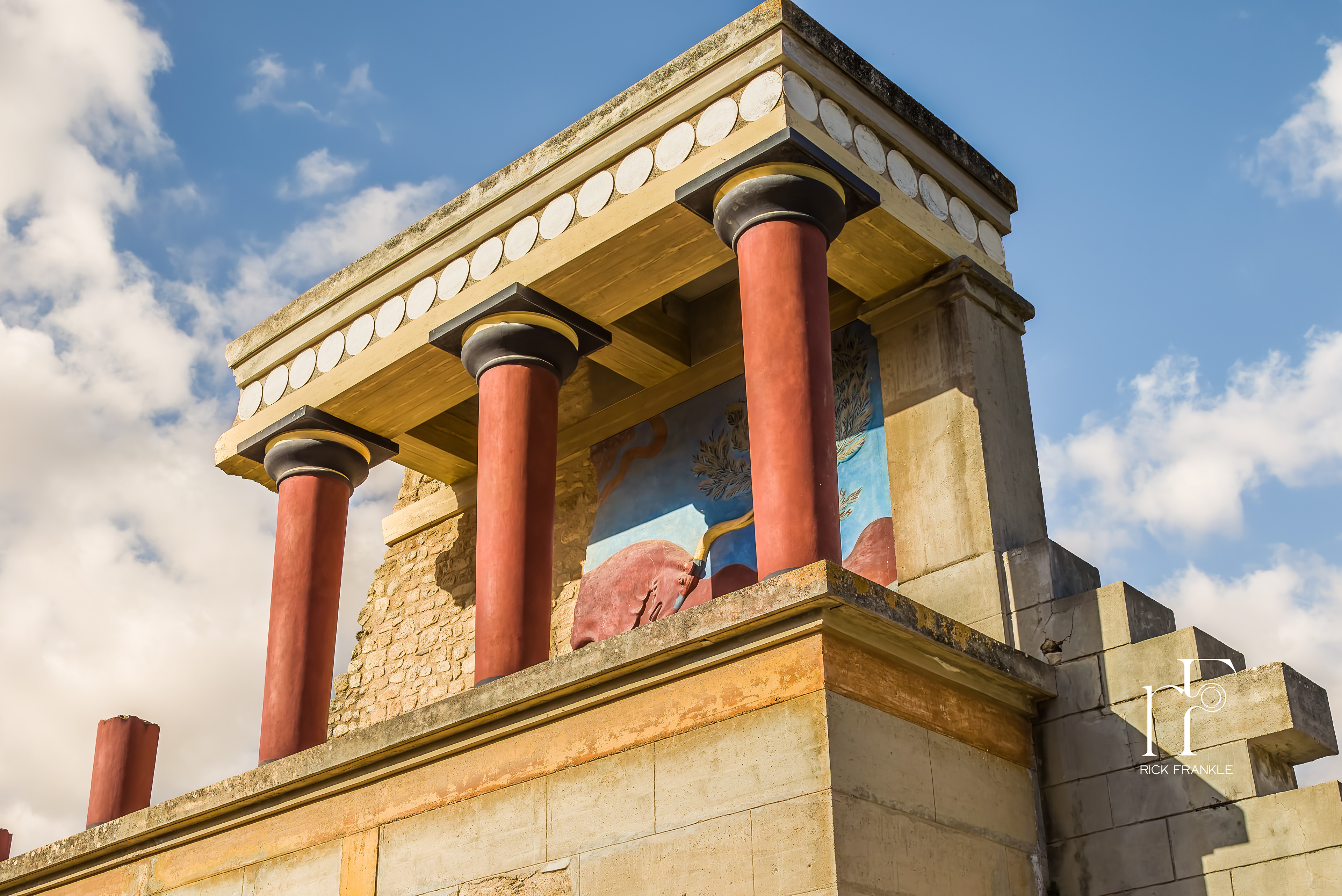 KNOSSOS MINOTAUR FRESCO [HERAKLION]