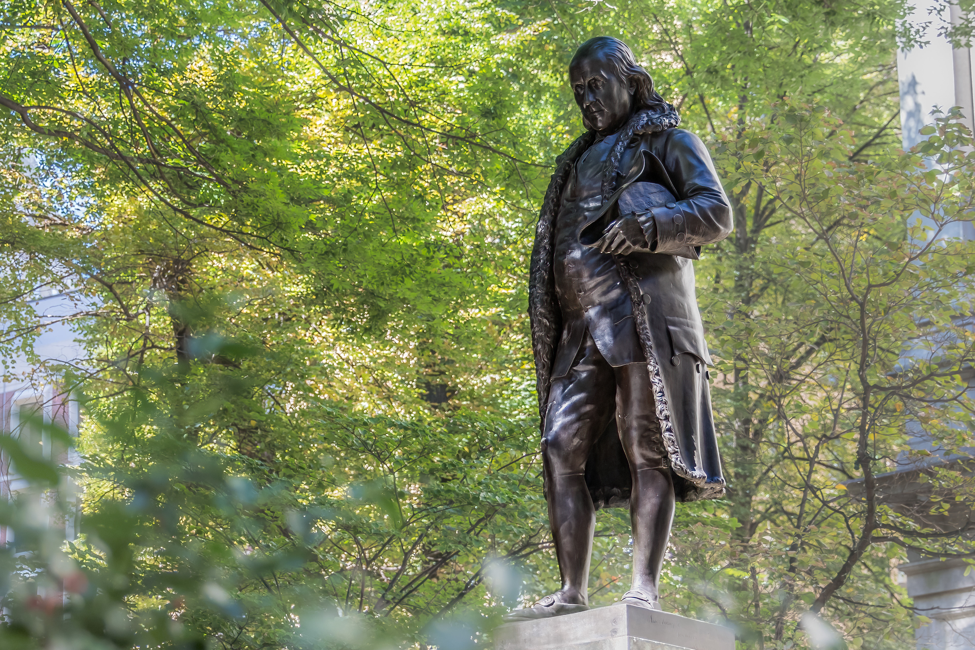 BENJAMION FRANKLIN AT OLD CITY HALL