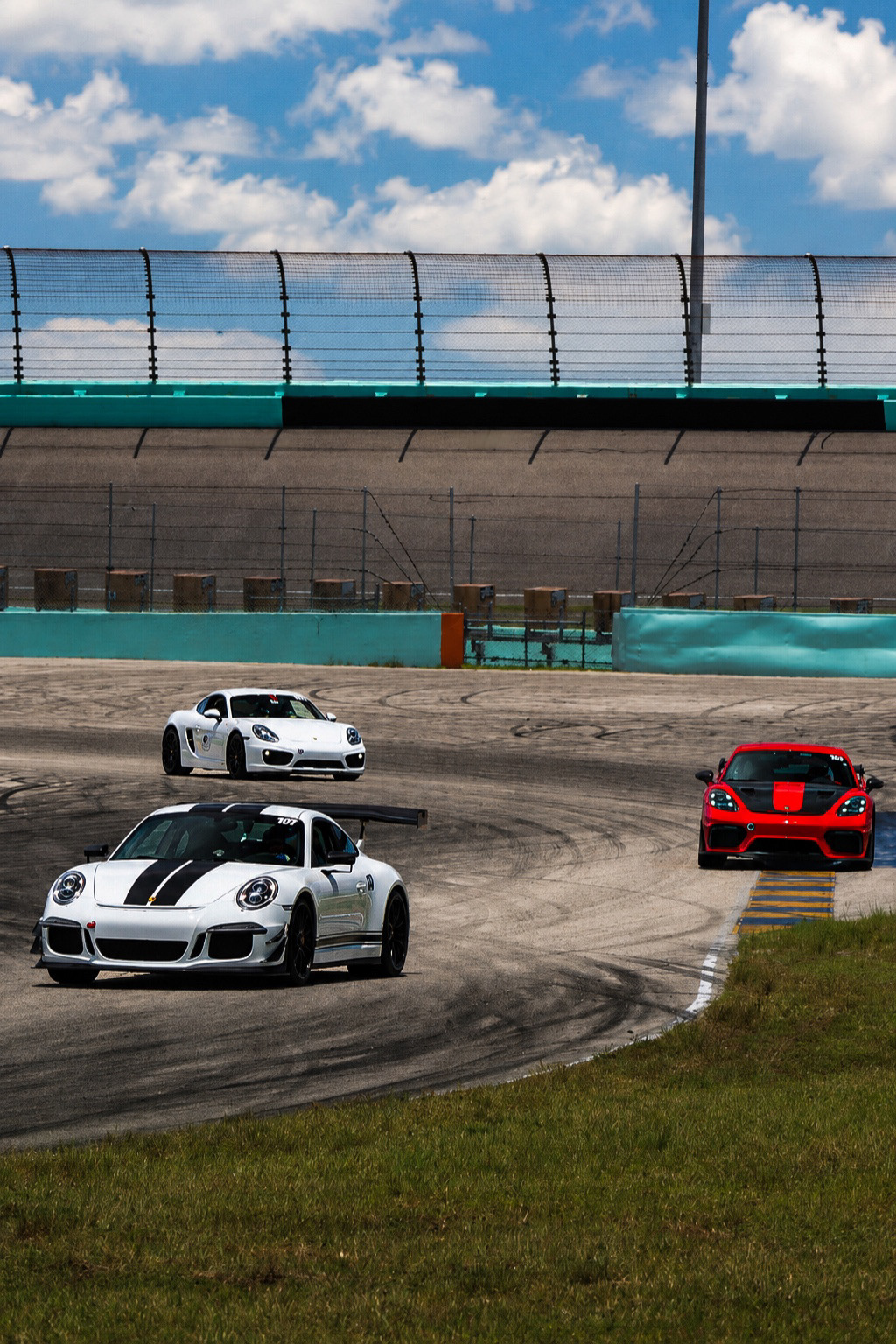 Porsche on Race track X3