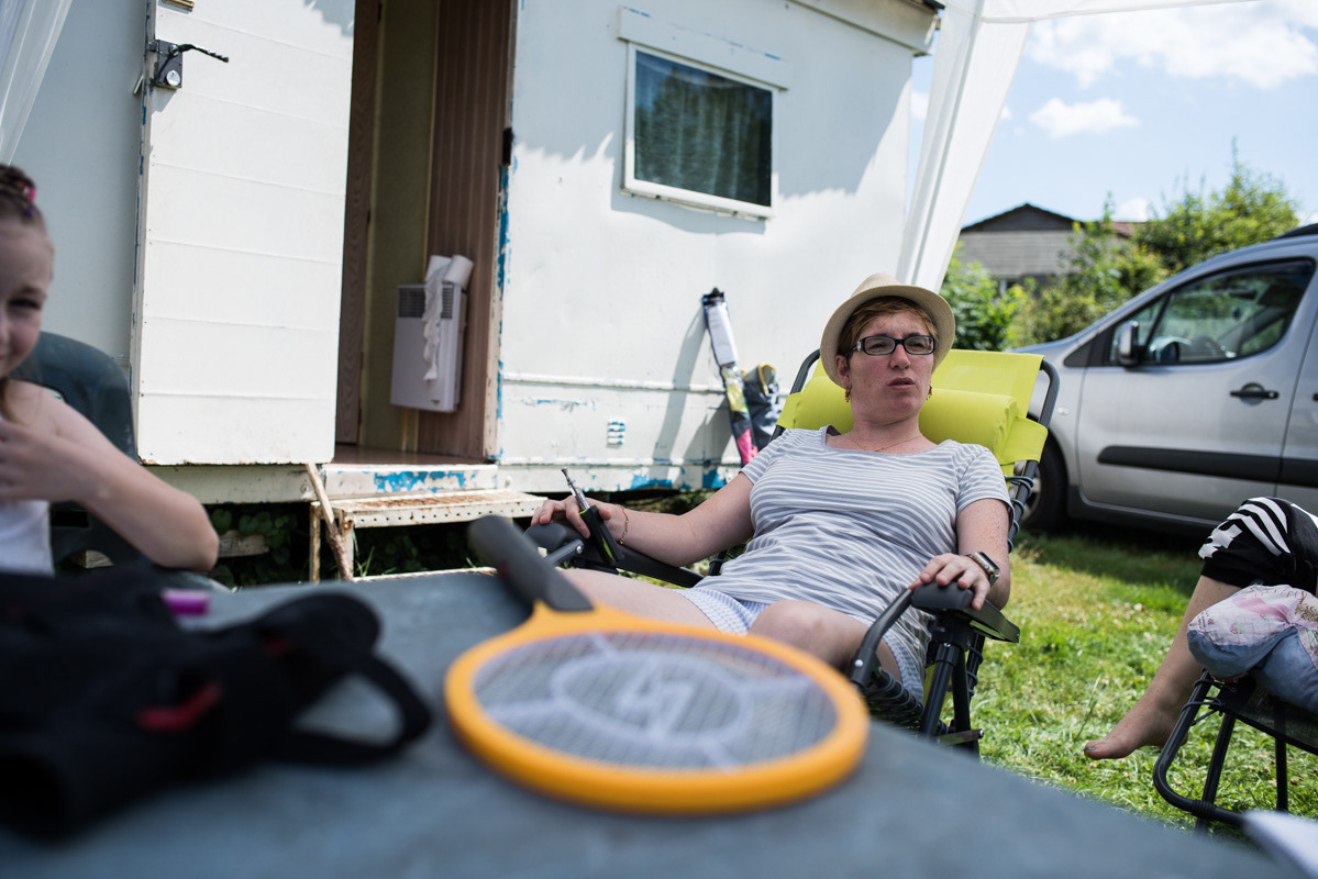 Sabrina vient pour la première fois en famille passer des vacanses au camping de la Bergereine.
