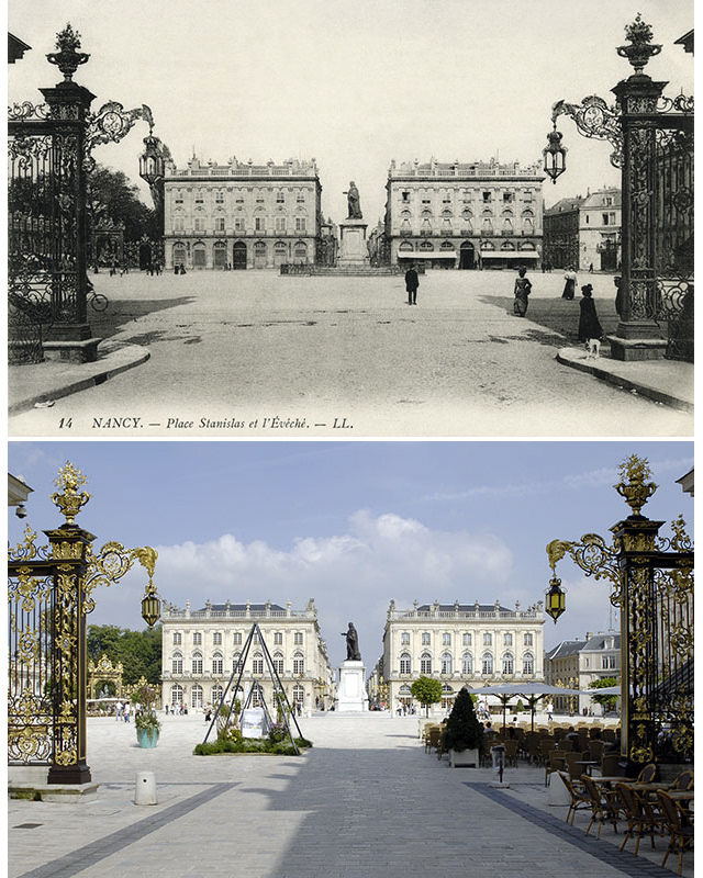 Place Stanislas – L’Opéra et le Grand Hôtel de la Reine – 1900 – 2007