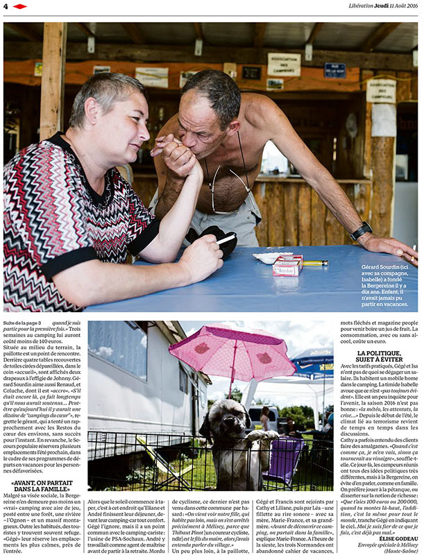 Libération – Août 2016 – [print]