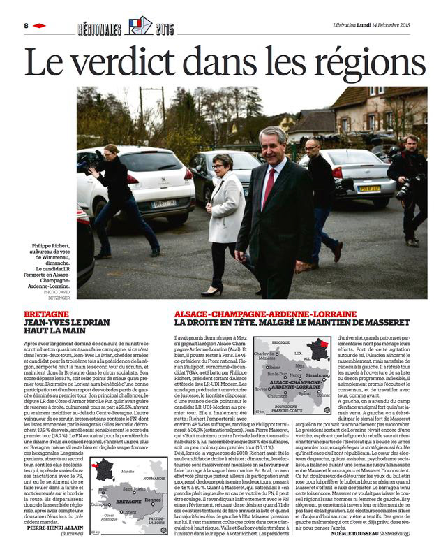 Libération – Décembre 2015 – [print]