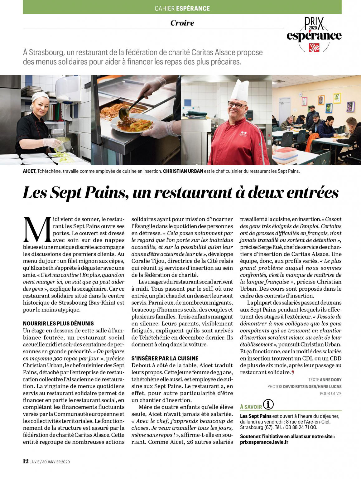 La Vie – Janvier 2020 – [print]