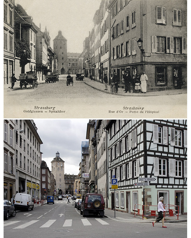 Rue d’Or et la Porte de l’Hôpital – 1900 – 2006