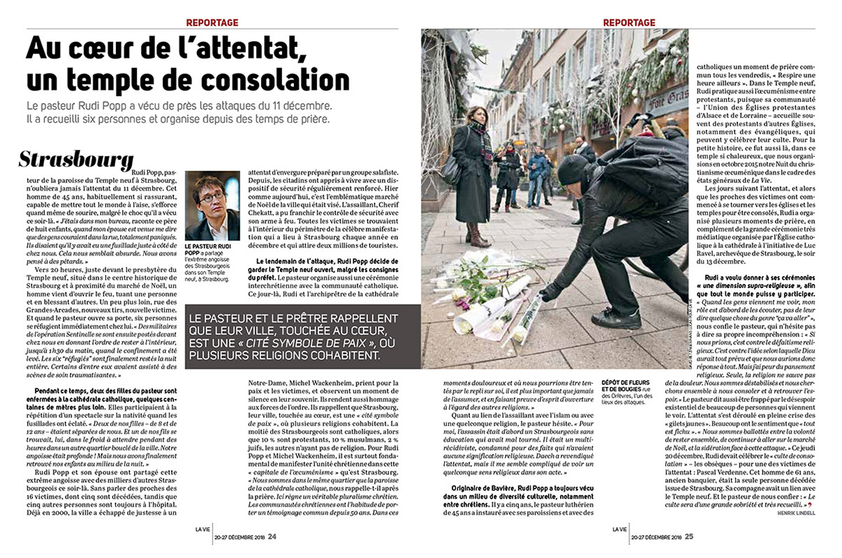 La Vie – Décembre 2018 – [print]