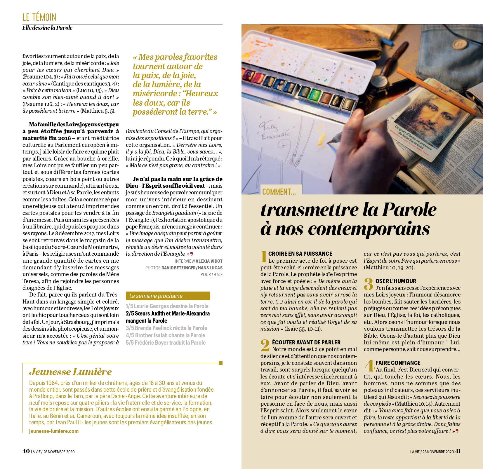 La Vie – Novembre 2020 – [print]