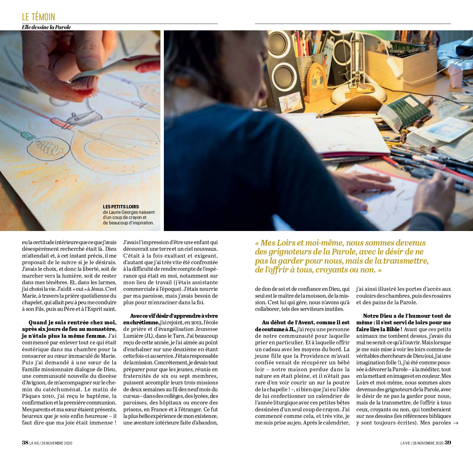 La Vie – Novembre 2020 – [print]