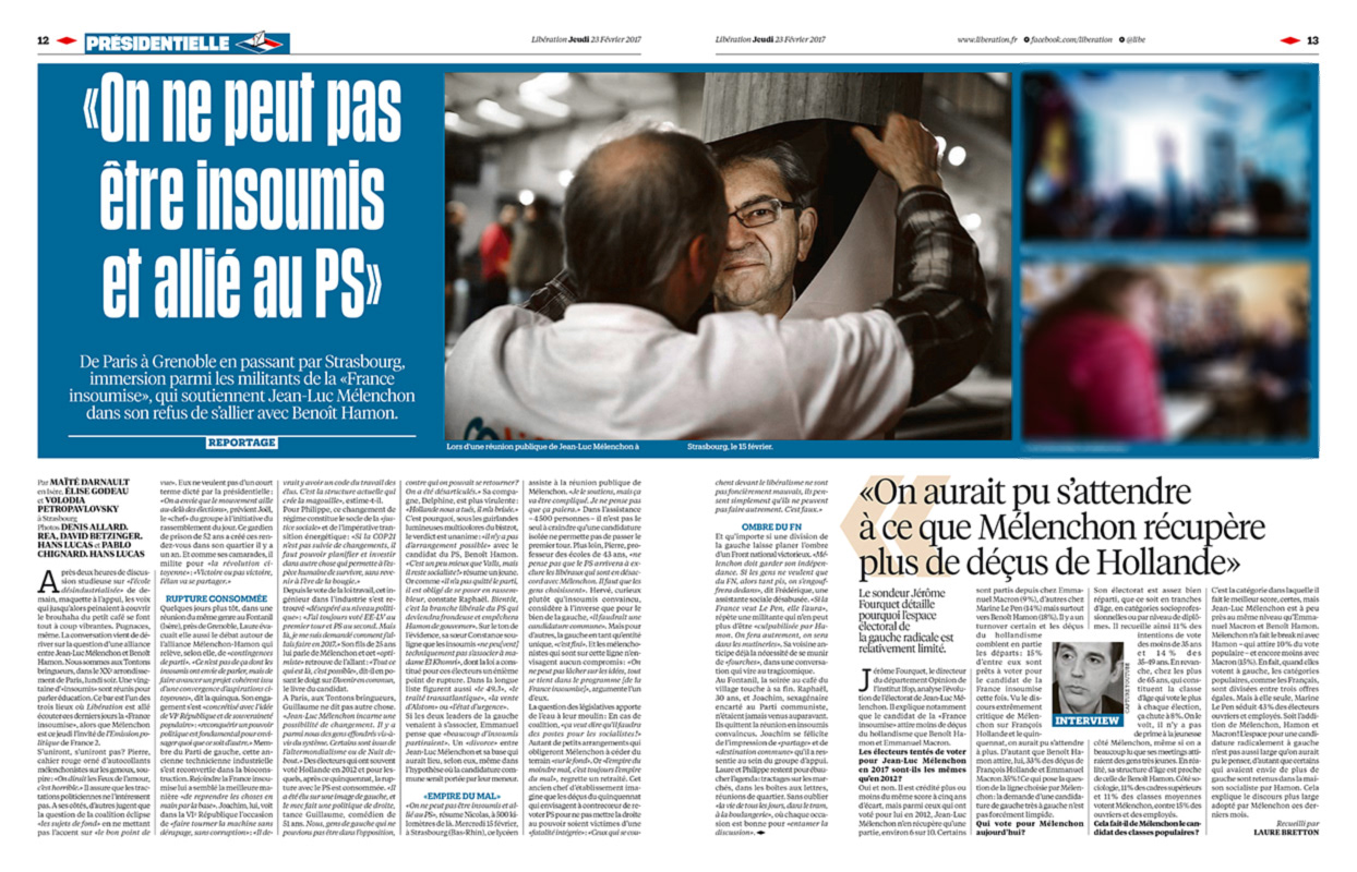 Libération – Février 2017 – [print]