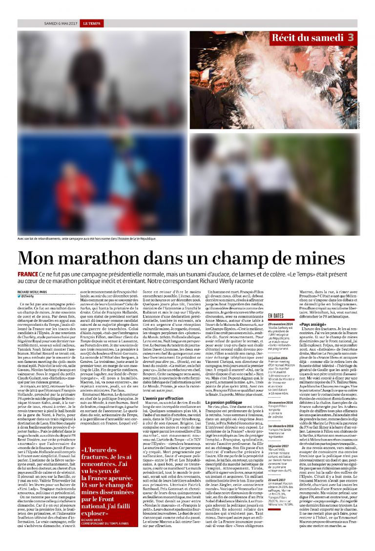 Le Temps – Mai 2017 – [print]