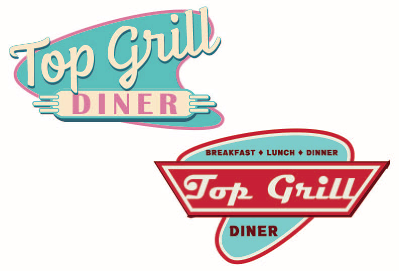 Diner logo - for television