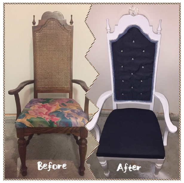 Refinished chair