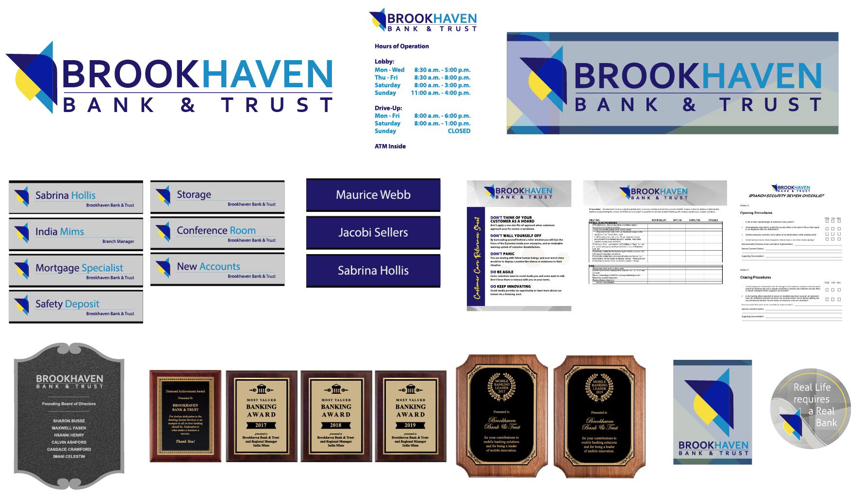 Bank branding - for television