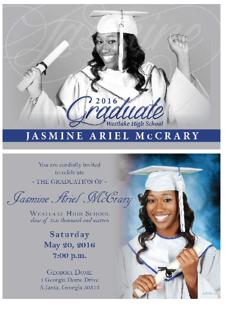 Graduation announcement