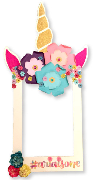 Unicorn photo frame