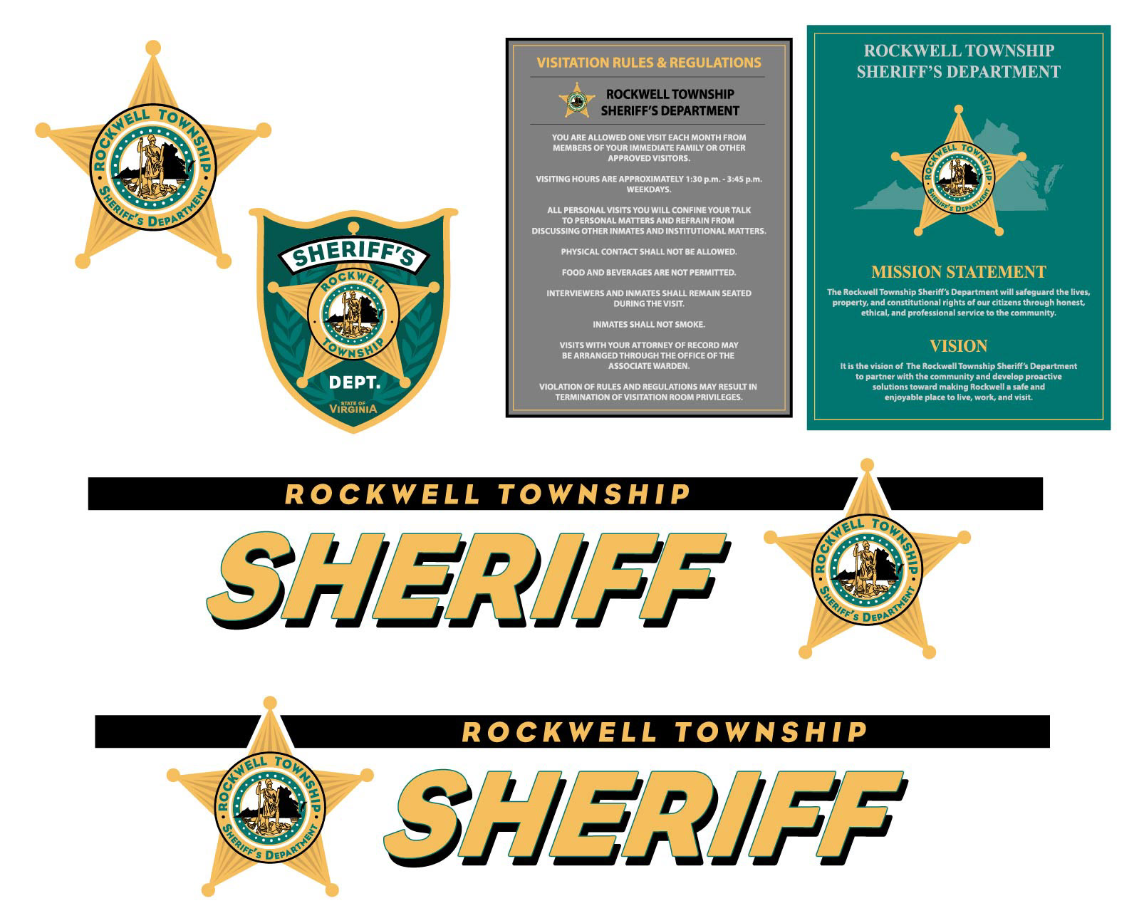 Sheriff branding - for television