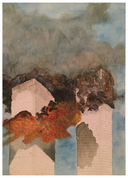 Water Color - 9/11 tribute