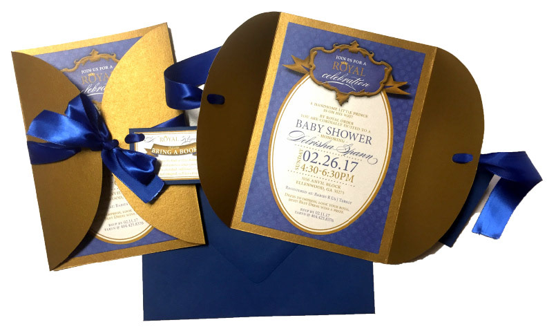 Royal baby shower invitation