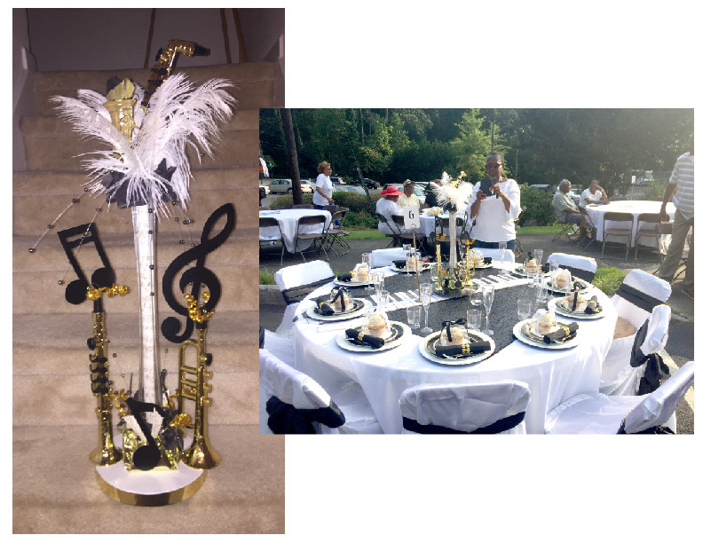 Music themed centerpiece