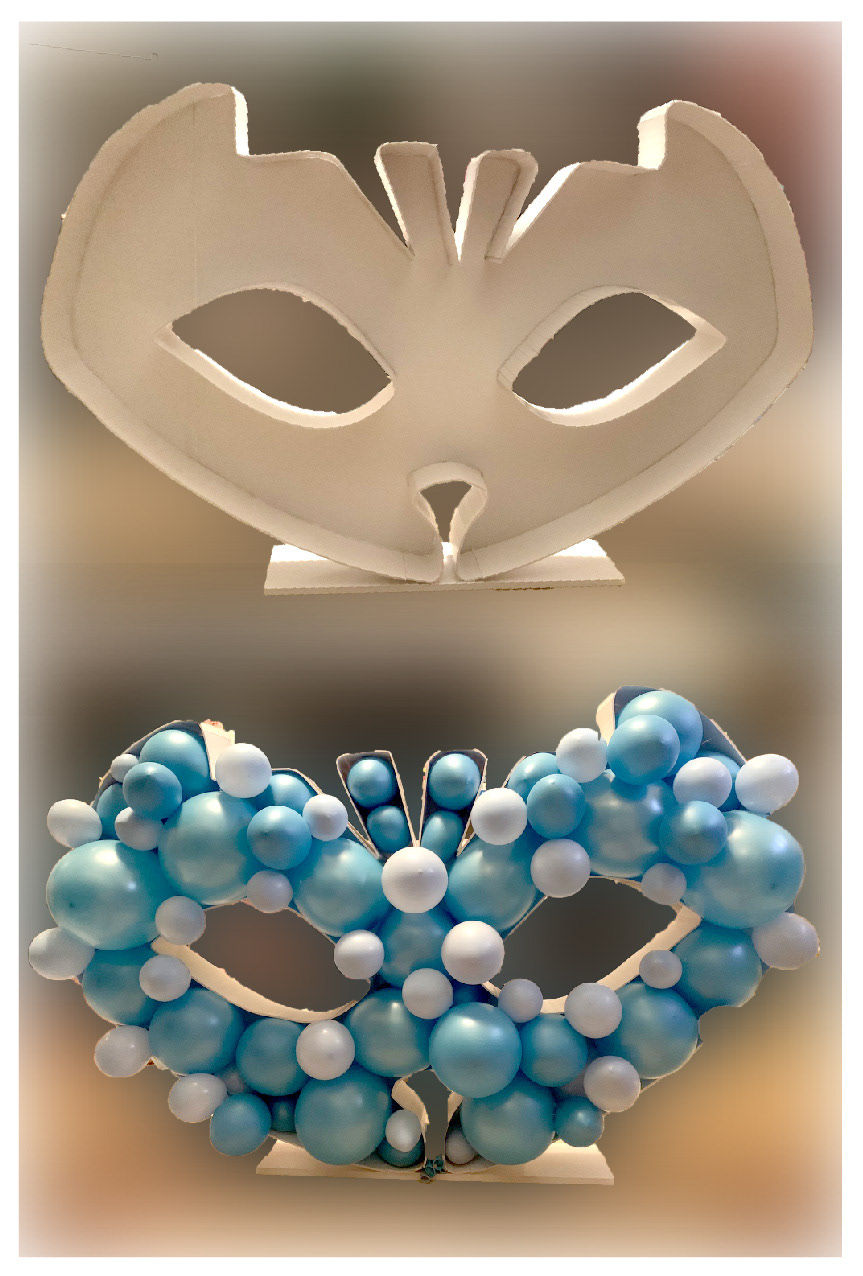 Catboy balloon mosaic