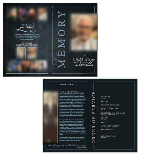 Funeral program - for television
