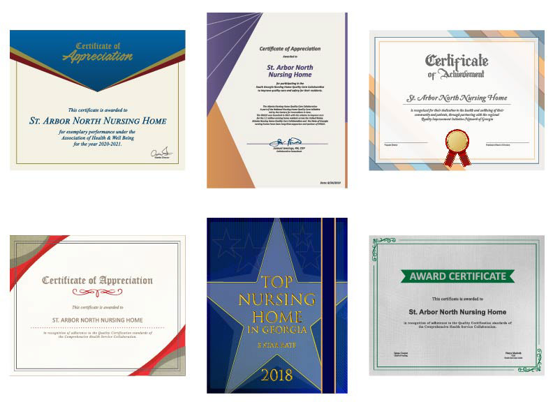 Awards & Certificates - for television