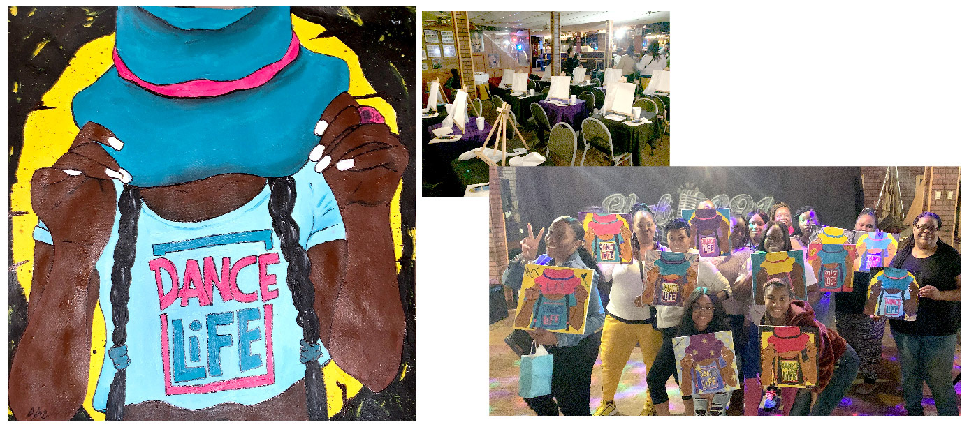 21st birthday paint party