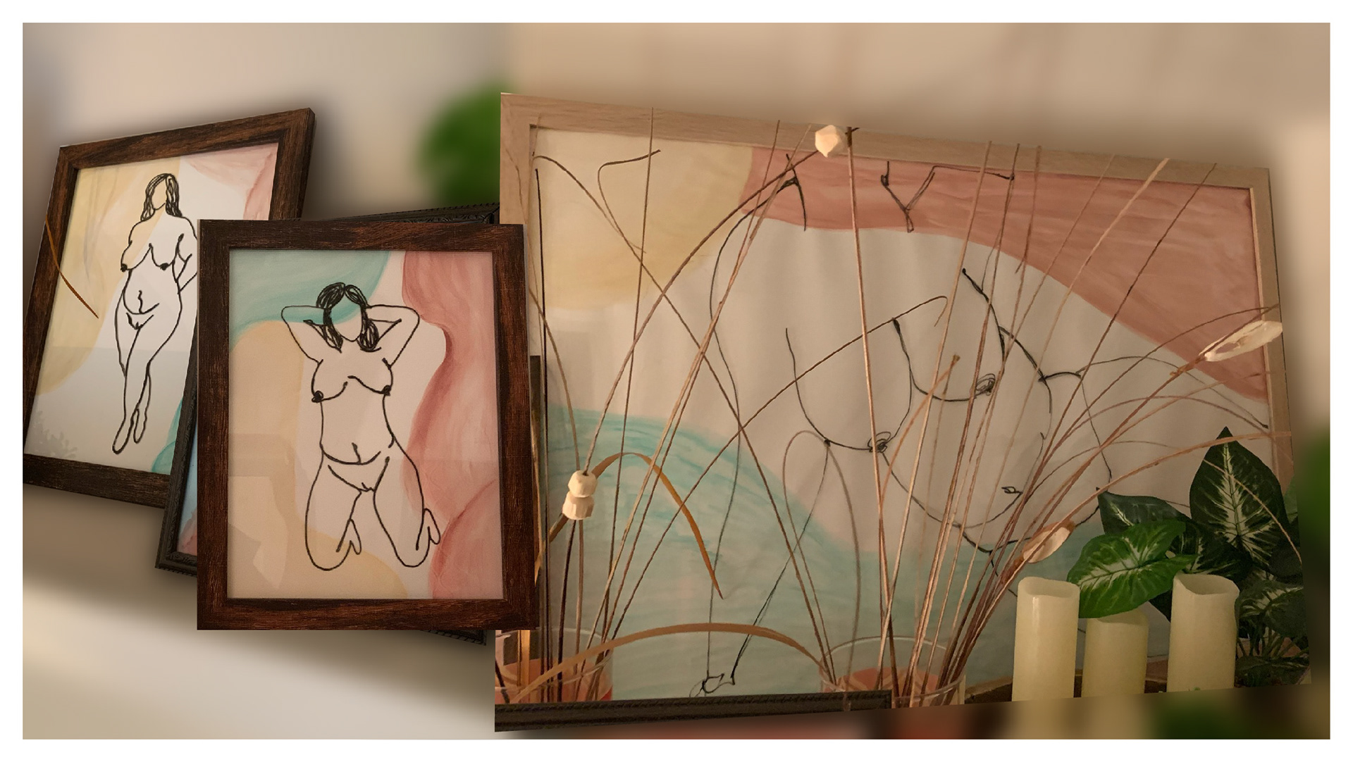Abstract nudes