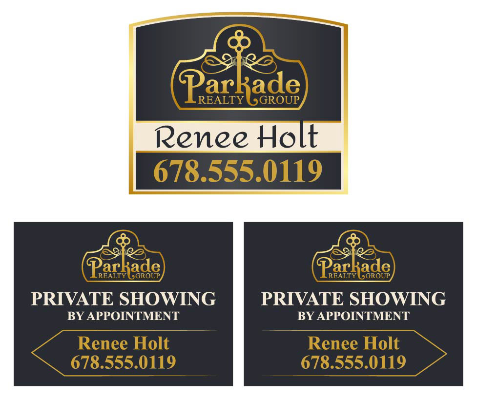 Real Estate signage - for television