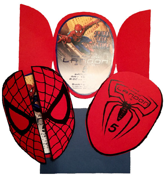 Spider Man birthday invite