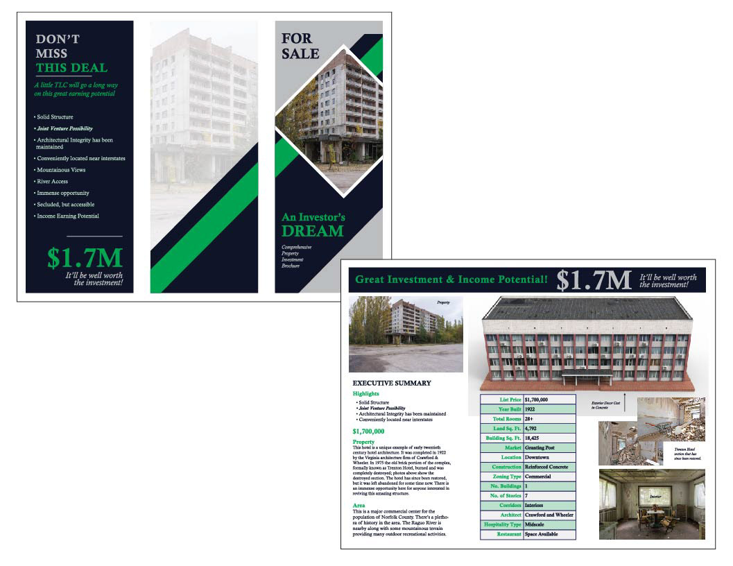 Brochure - for television