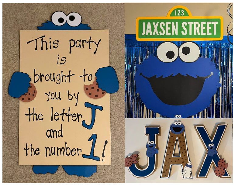 Cookie Monster Party Decor