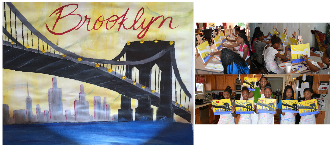 Birthday paint party