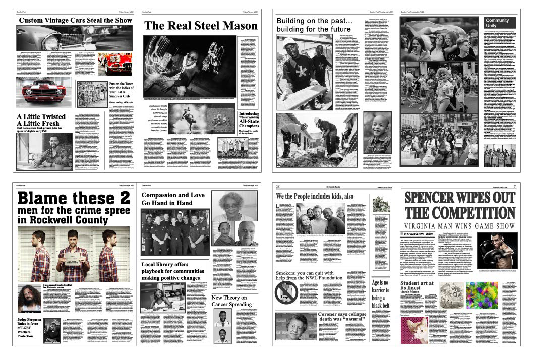 Newspapers - for television