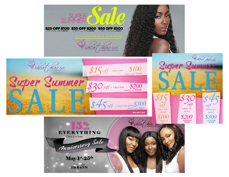Social media sale graphics