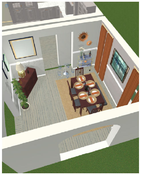 Dining Room Rendering