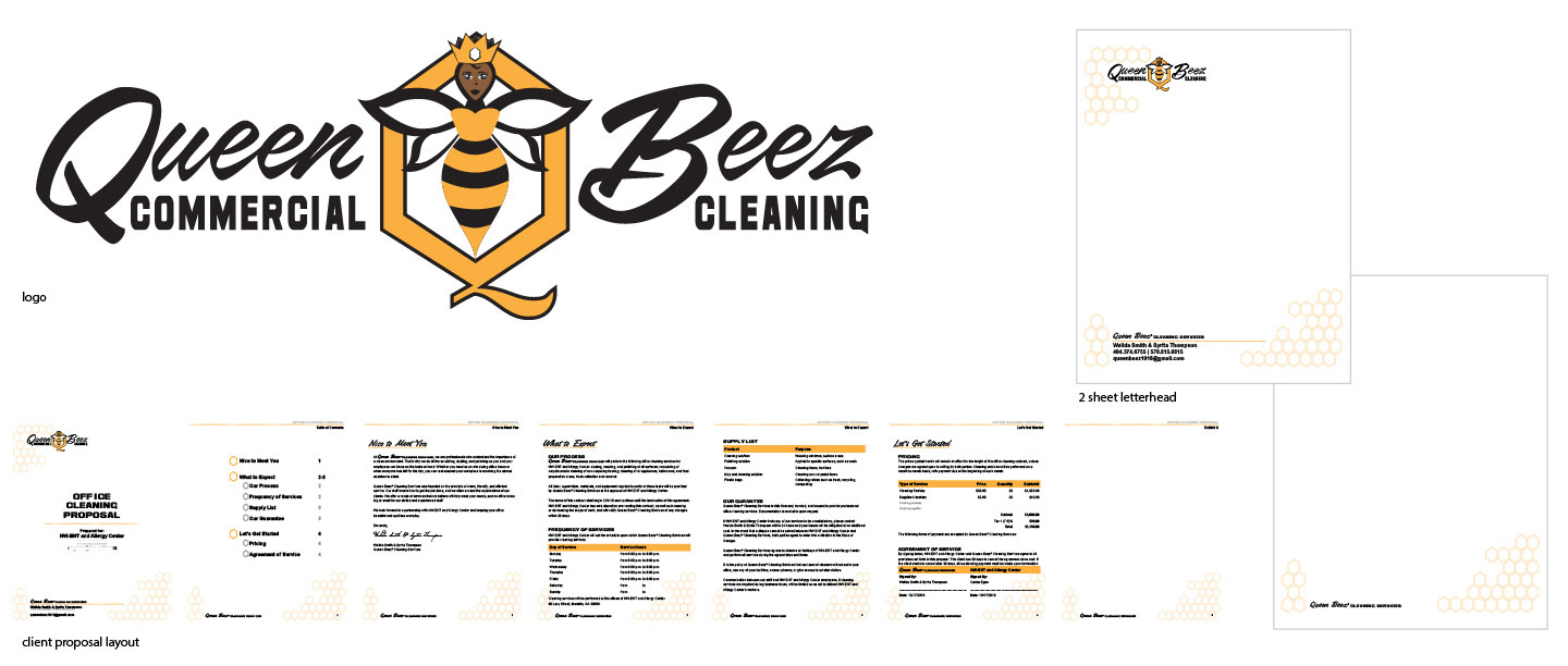 Cleaning service branding