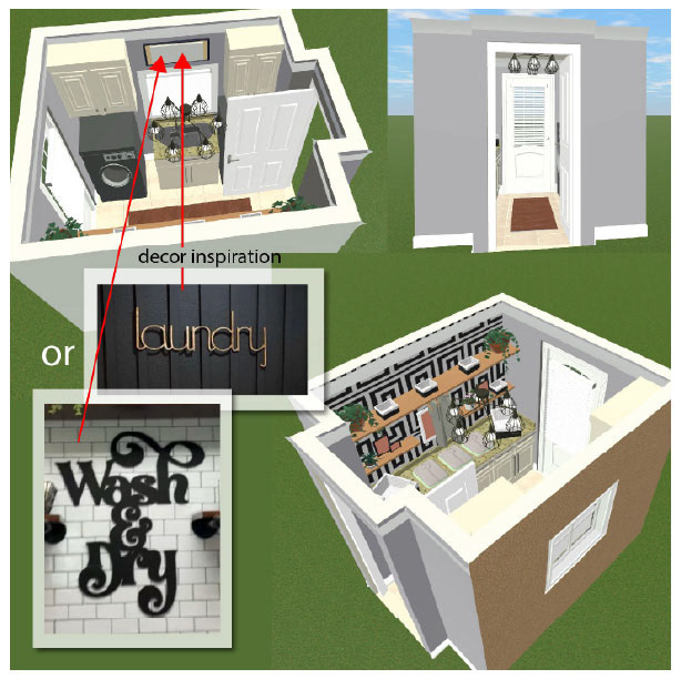 Laundry Room Rendering
