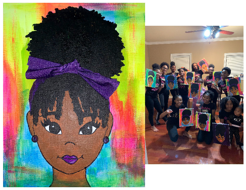 13th birthday paint party