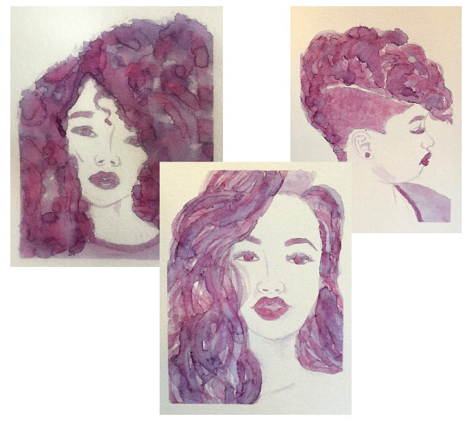 Hibiscus Tea portraits