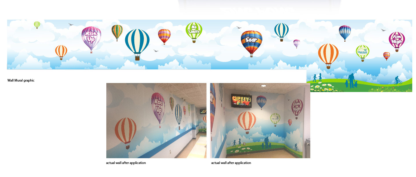 Pediatric wall mural