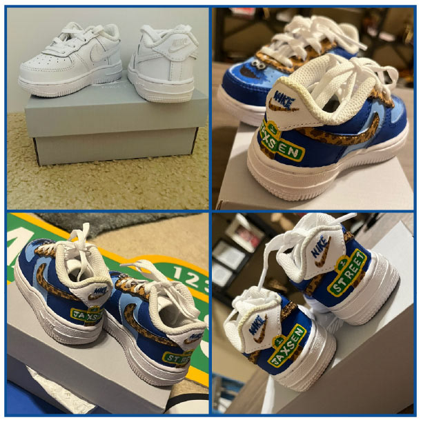 Custom Cookie Monster Shoes