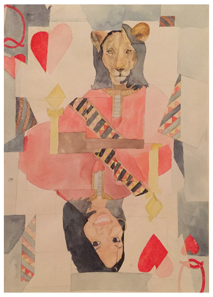 Abstract self portrait