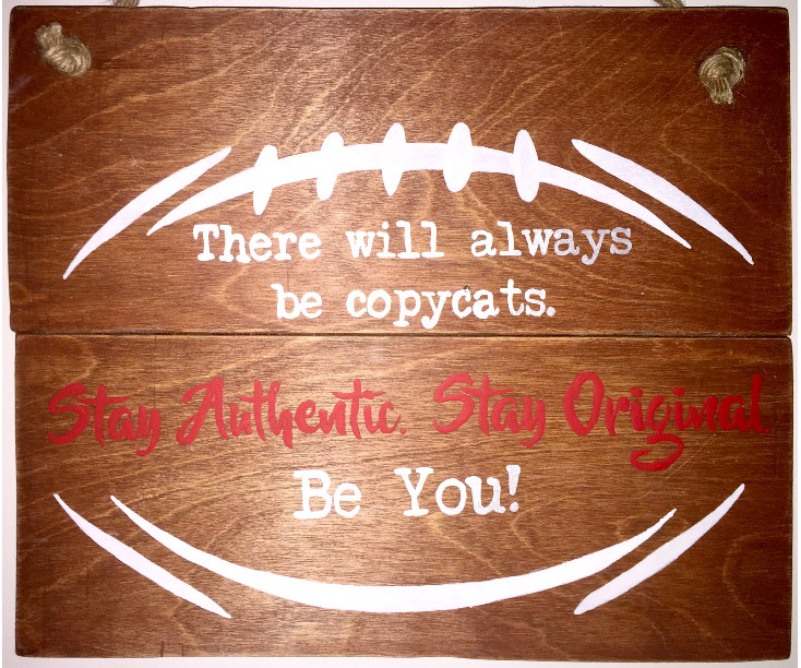 Wood sign